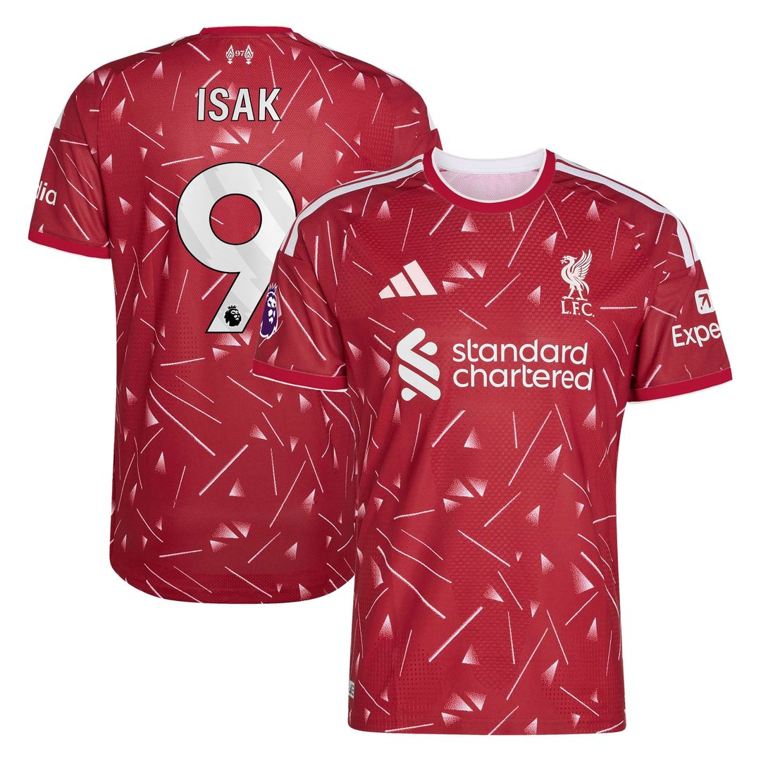 Alexander Isak Liverpool adidas 2026/27 Home On-Field Authentic Jersey - Red