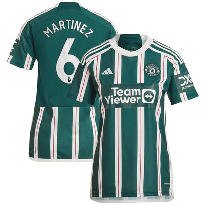 Lisandro Martínez Manchester United adidas Women's 2023/24 Away Replica Player Jersey - Green