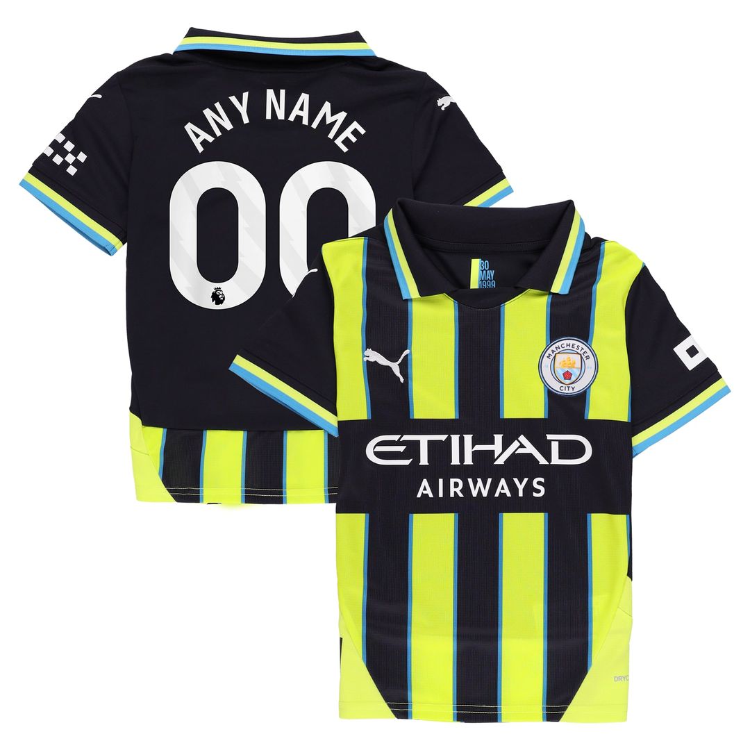 Manchester City Puma Youth 2024/25 Home Replica Custom Jersey - Light Blue