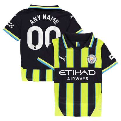 Manchester City Puma Youth 2024/25 Home Replica Custom Jersey - Light Blue