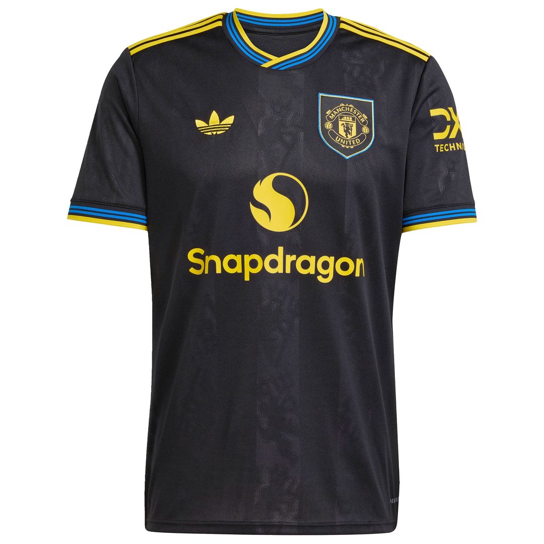 Mason Mount Manchester United adidas 2025/26 Third Replica Player Jersey - Black