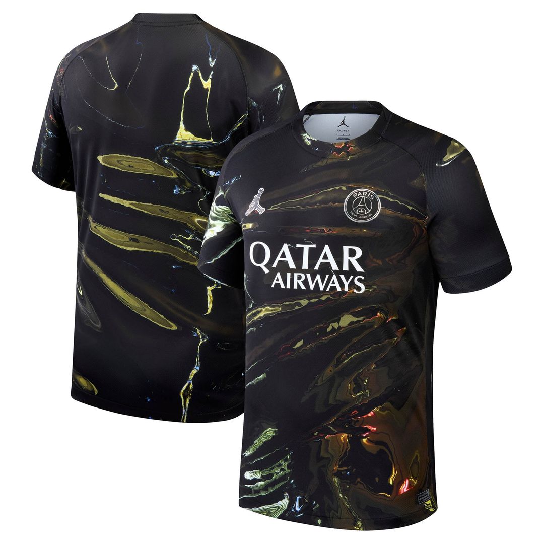 Paris Saint-Germain Jordan Brand 2025/26 Night Edition Stadium Replica Jersey - Black
