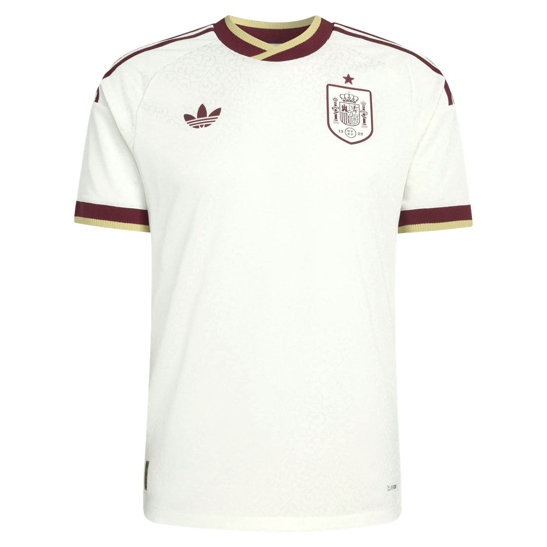 Spain National Team adidas 2026 Away On-Field Authentic Jersey - White