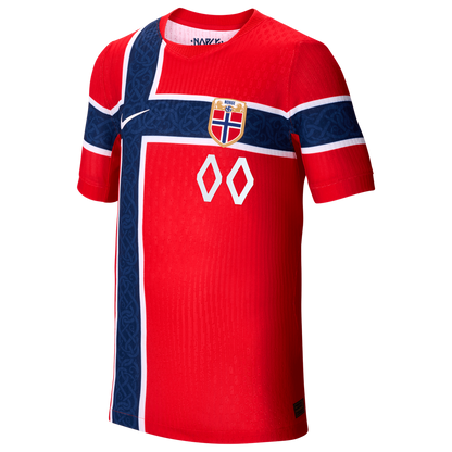 Norway National Team Nike Youth 2026 Home Match Authentic Custom Jersey - Red