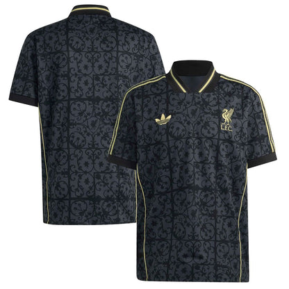 Liverpool adidas Unisex Lifestyler Fashion Jersey - Gray
