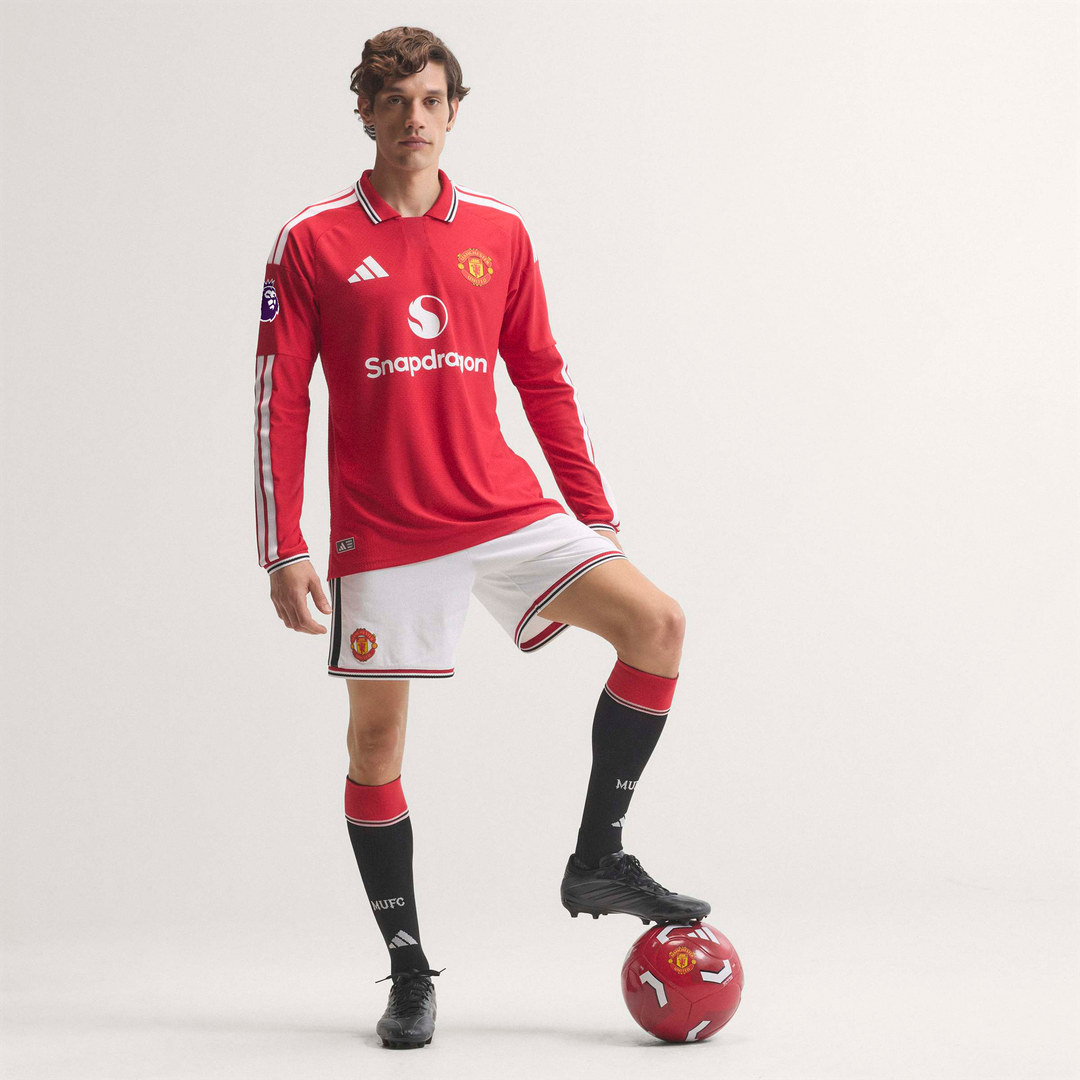 Manchester United adidas 2026/27 Home Authentic Long Sleeve Jersey - Red