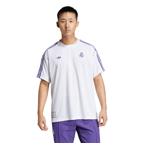 Real Madrid adidas Originals Terrace Icons Collection Fashion Jersey - White