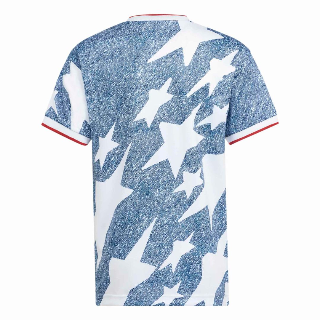 adidas Youth  USA 1994 Denim Graphic Fashion Jersey - Blue