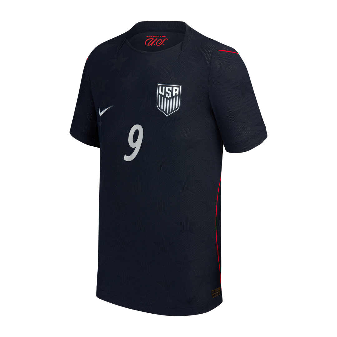 Ricardo Pepi USMNT Nike Youth 2026/27 Away Match Authentic Jersey - Blue