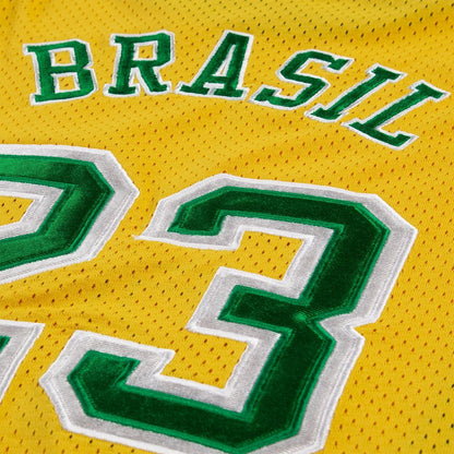 Brazil National Team Jordan Brand Youth Mesh Basketball Fashion Jersey - Royal
