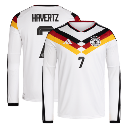 Kai Havertz Germany National Team adidas 2026 Home Replica Long Sleeve Jersey - White