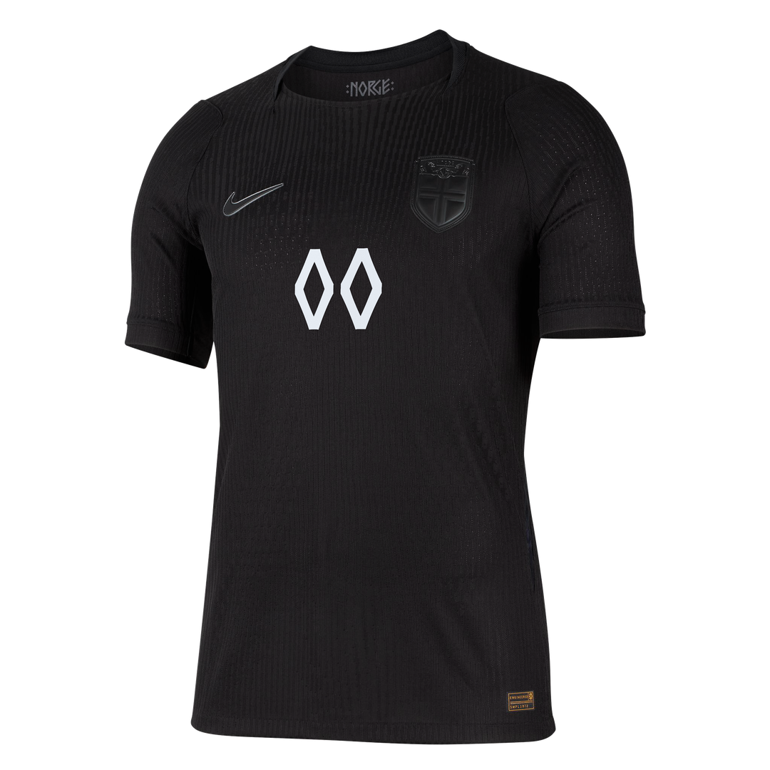 Norway National Team Nike 2026 Away Match Authentic Custom Jersey - Black