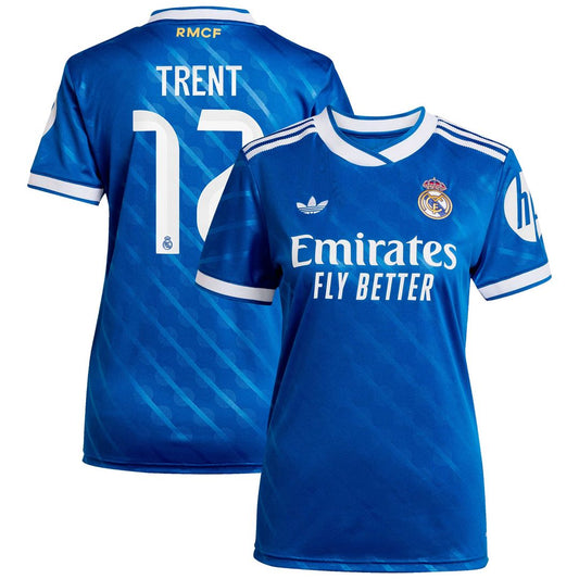 Trent Alexander-Arnold Real Madrid adidas Women's 2025/26 Third Replica Player Jersey - Blue