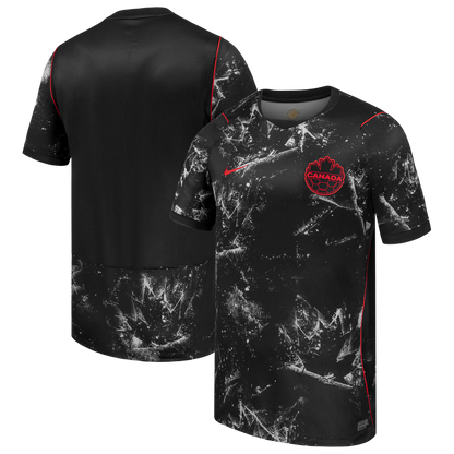 Canada Soccer Nike 2026 Away Stadium Replica Jersey - Black