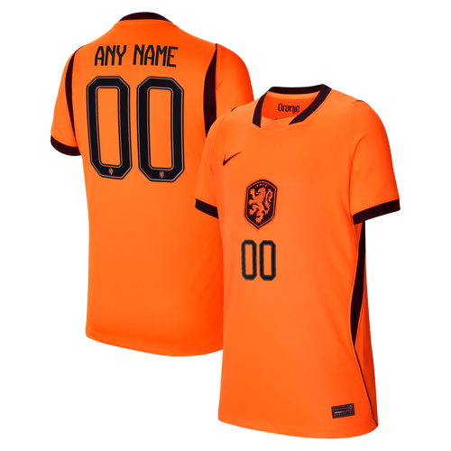 Netherlands National Team Nike Youth 2026 Home Stadium Replica Custom Jersey - Orange