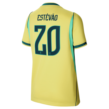 Willian Brazil National Team Nike Youth 2026 Home Stadium Replica Jersey - Yellow